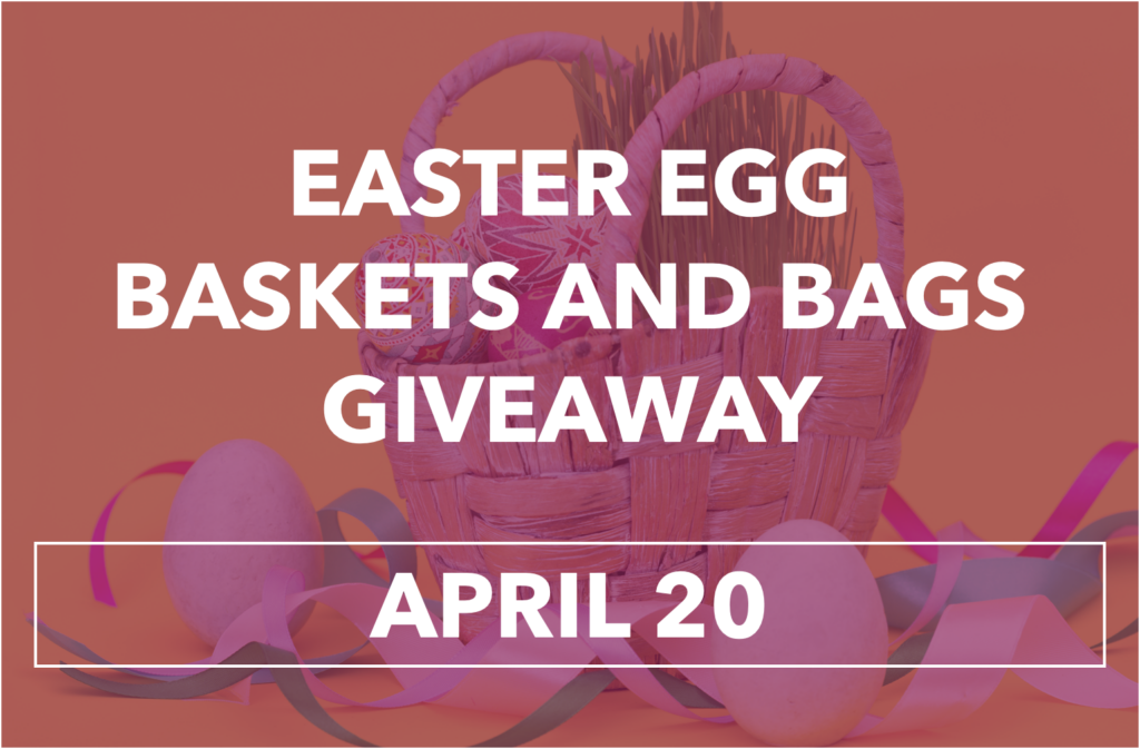 An Easter Egg Baskets and Bags Giveaway will take place immediately after worship service on Sunday, April 20, 2025. Baskets and Bags are for Next Generation Youth while supplies last!