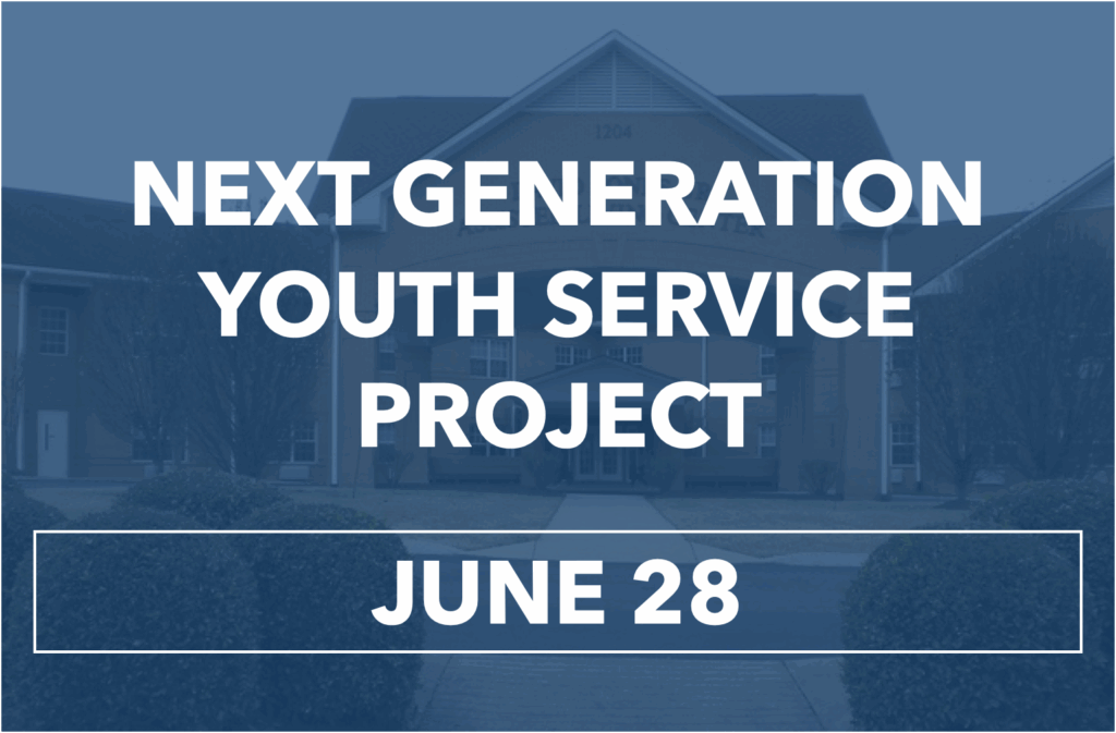 The Next Generation Youth Ministry will be volunteering at the David Jones Jr., Assisted Living Center on June 28, 2025. All youth planning to participate need to meet at the Jackson Street Church of Christ Parking Lot at 11:00 AM. The Service Project will last from 11:30 AM - 1:00 PM and lunch will be provided.