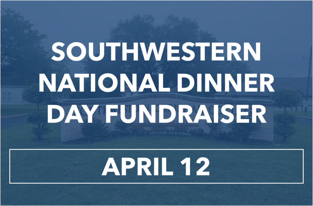 The United School Workers will be coordinating a National Dinner Day Fundraiser Program for Southwestern Christian College on Sunday, April 12, at 2:30 PM at Jackson Street Church of Christ. The afternoon will include congregational singing, a motivational speaker, and a choral video tribute. 