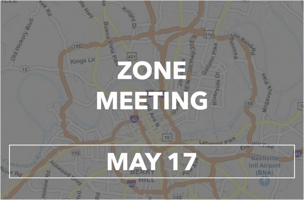 In preparation for our Gospel Meeting, there will be a Zone Leaders meeting on Sunday, May 17, 2026 immediately following morning worship. Elders, Deacons and Zone Leader Coordinators are asked to be in attendance so that we can assist in making the Gospel Meeting a success.